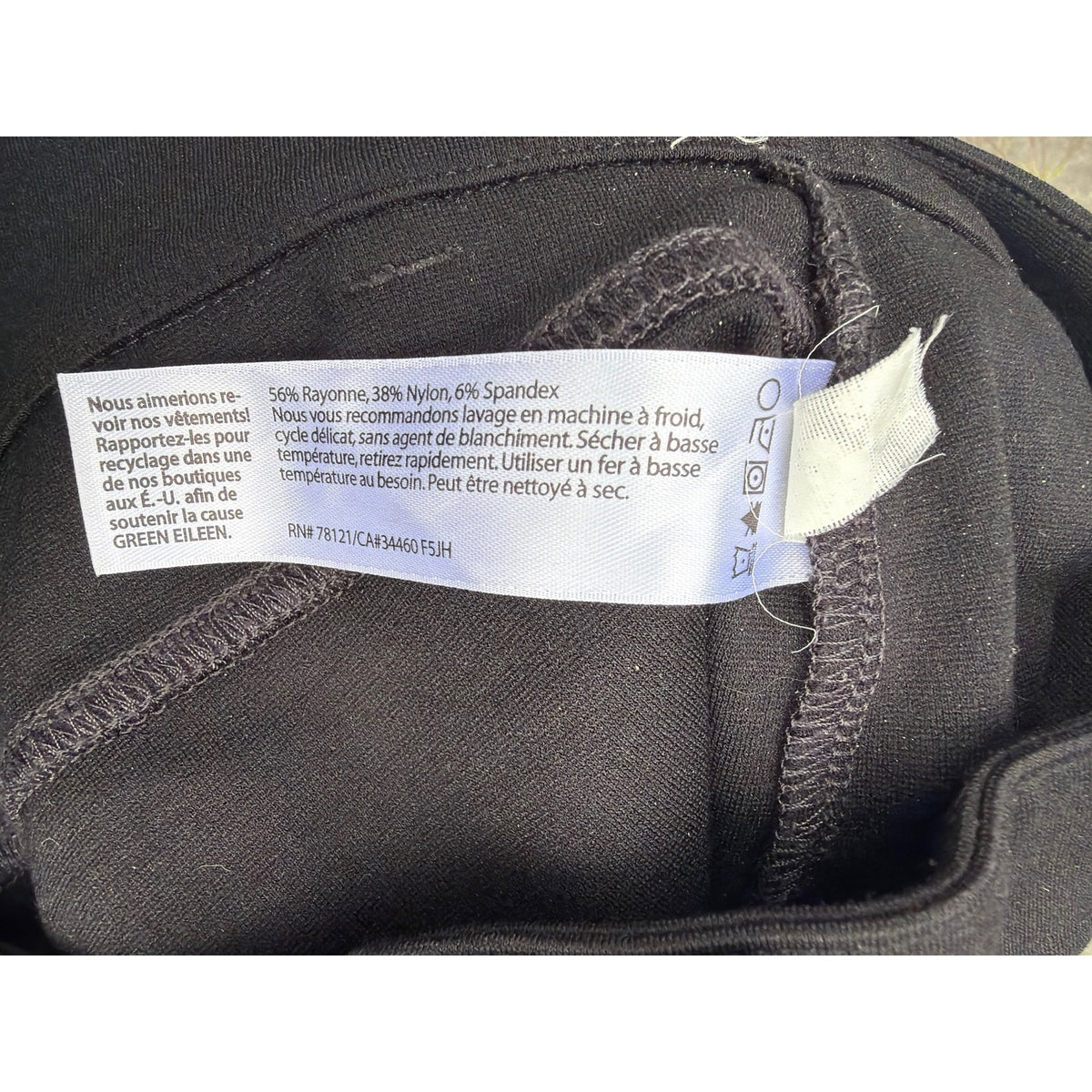 Eileen Fisher Zip-Ankle Leggings / Skinny Pants - Size XS 