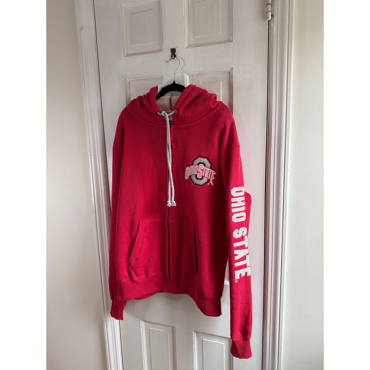 Ohio State Licensed Men's Sherpa Jacket Hoodie - X-Large