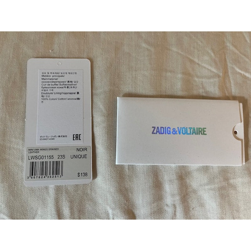 Zadig and VoltaireBlack Leather Wristlet - NWT