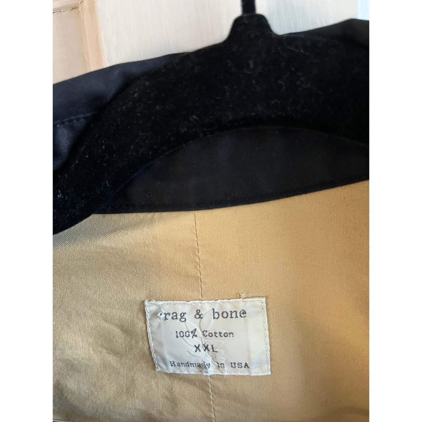 rag & bone Men's Technical Zip Navy Jacket | Spring Windbreaker | XXL tag, really a Large!