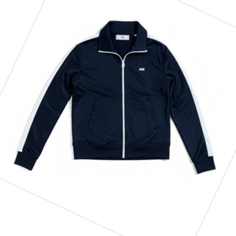 ⚓️ AMI Alexandre Mattiussi Navy Zip Track Jacket • Size XS Mint
