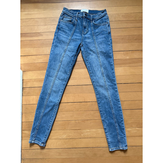 Current/Elliott The High-Waist Ankle Skinny Stiletto Jeans - 25 - EUC