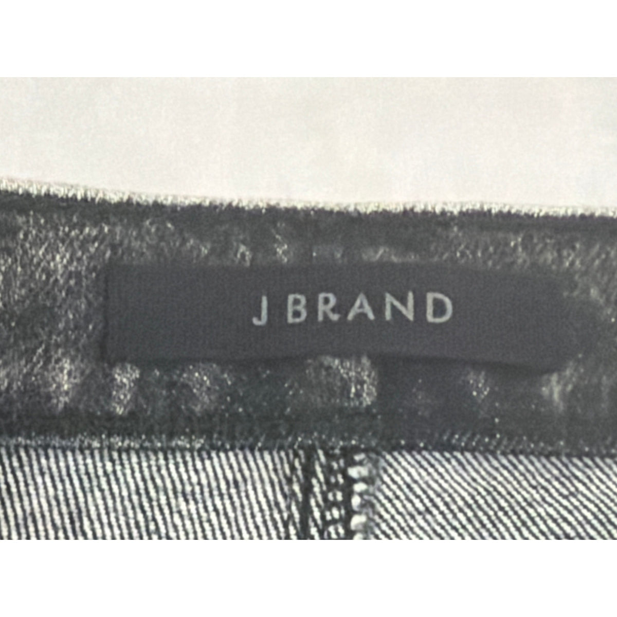 J Brand Heather High Rise Slim Fit Jeans Black Faded Gray 30