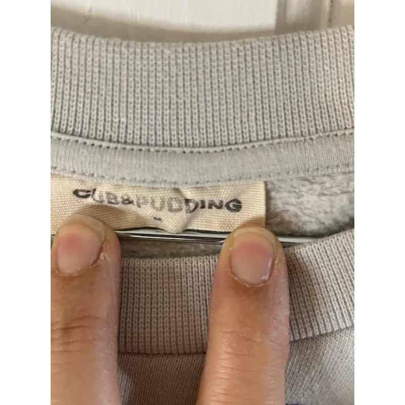 Cub and Pudding sweatshirt dress -Hand Drawn