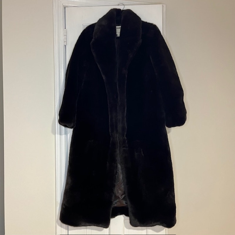 L’Agence Faux Fur Lizbeth Coat - size 6