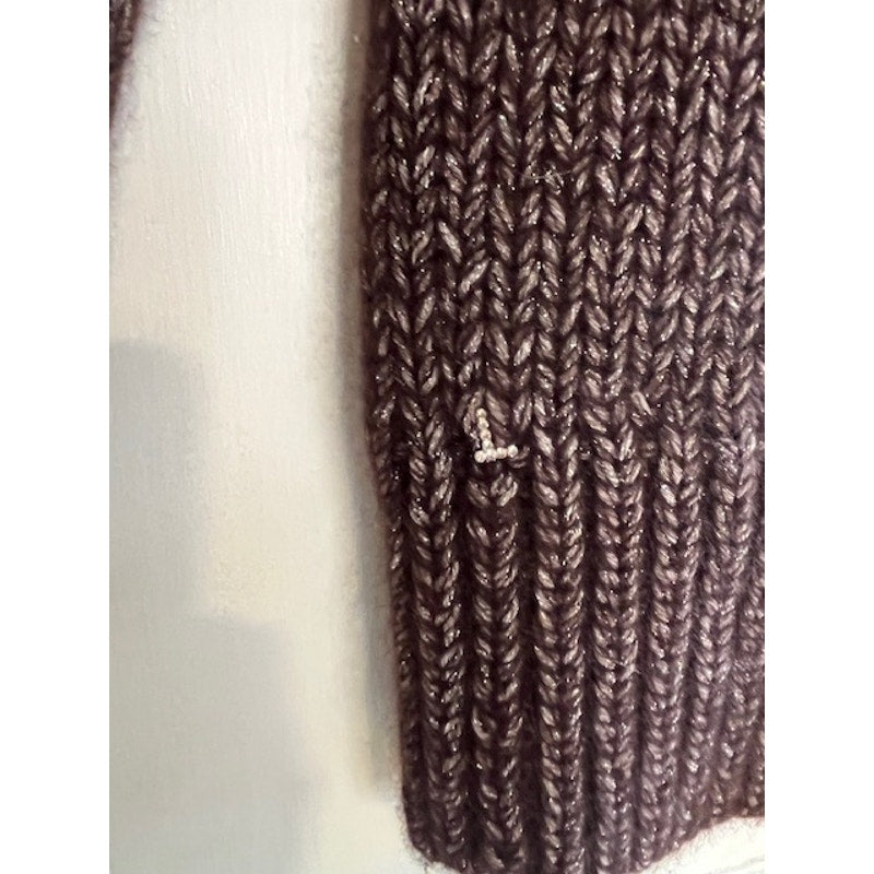 Lafayette 148 - Shimmer Knit Cashmere Turtleneck Sweater XS
