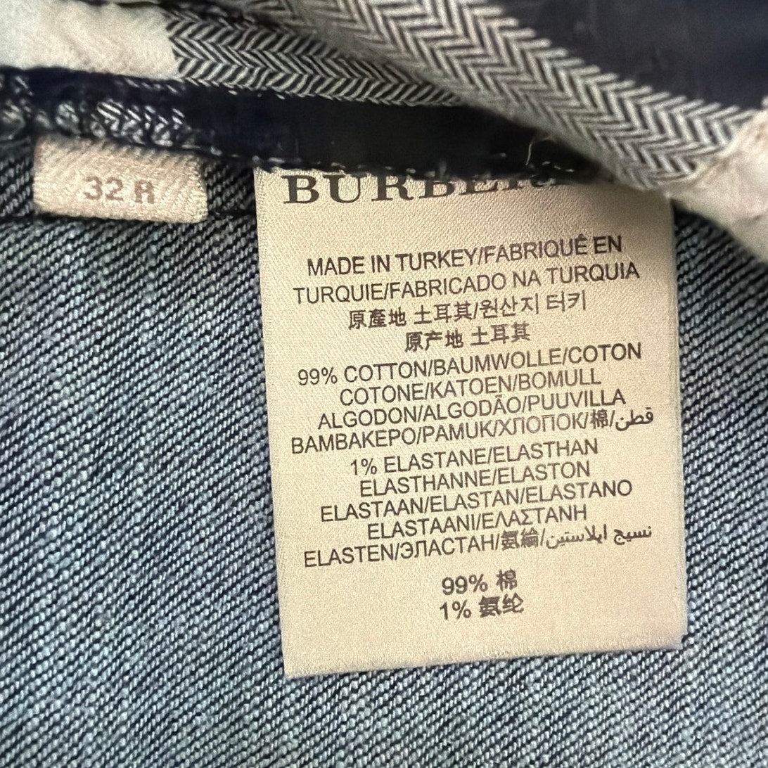 Burberry Brit Size 32 Dark Wash Mid Rise Straight Leg Jean