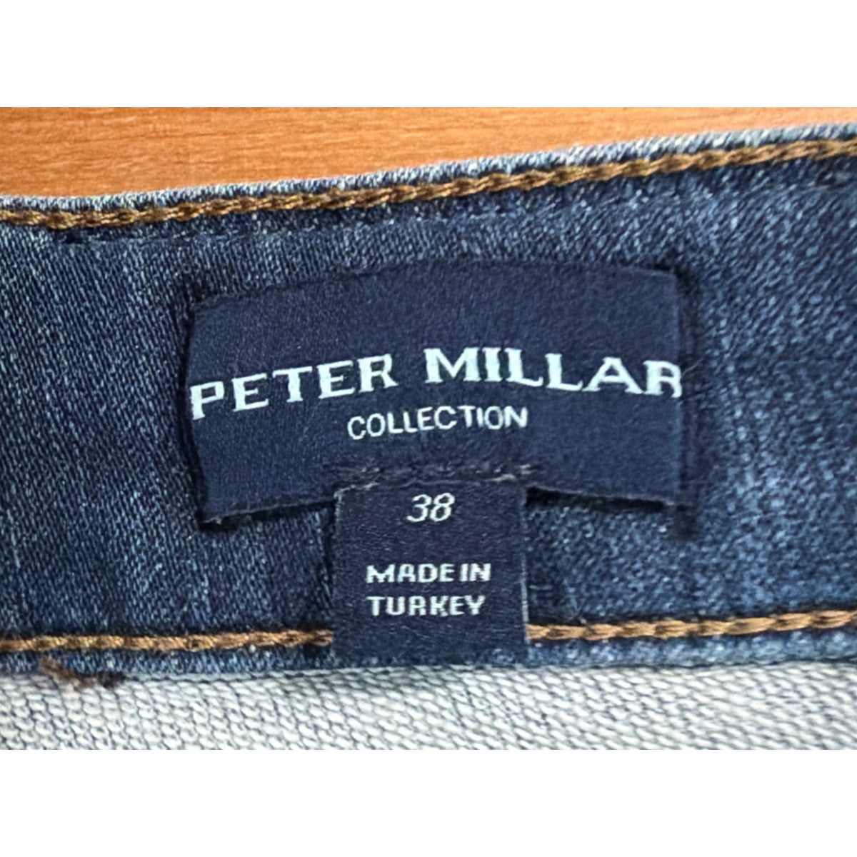 Peter Millar Size 38 Low Rise Straight Leg Dark Wash Mens Jeans
