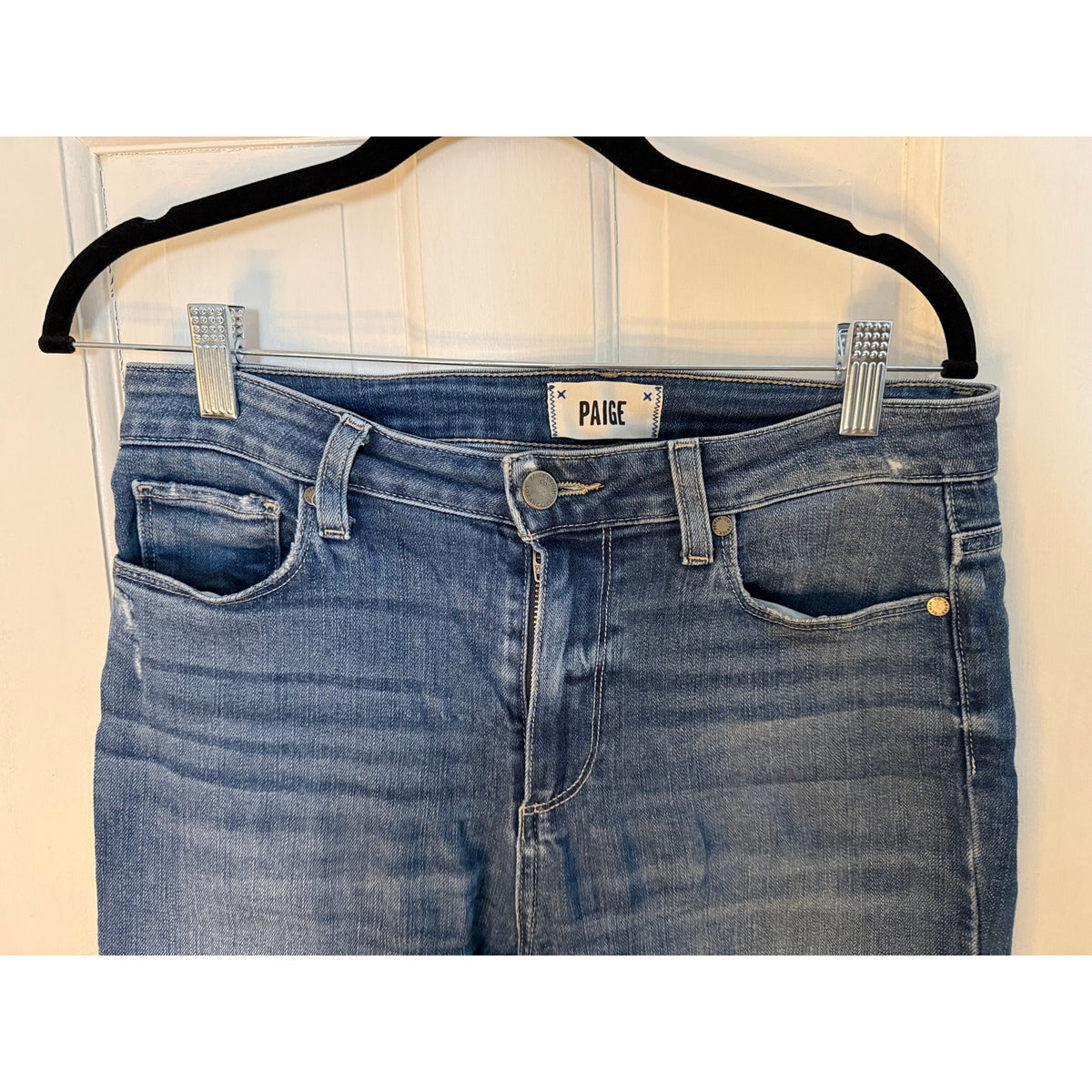 Paige Blue Jeans Huxton Slim Crop Size 25 - Excellent Condition