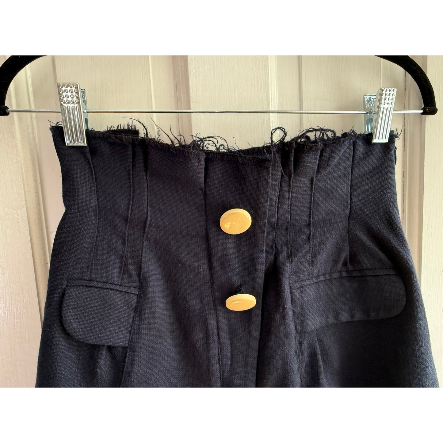 Rare Jacquemus SS17 "Les Santons de Provence" Frayed Mini Skirt - US 2, EU 34