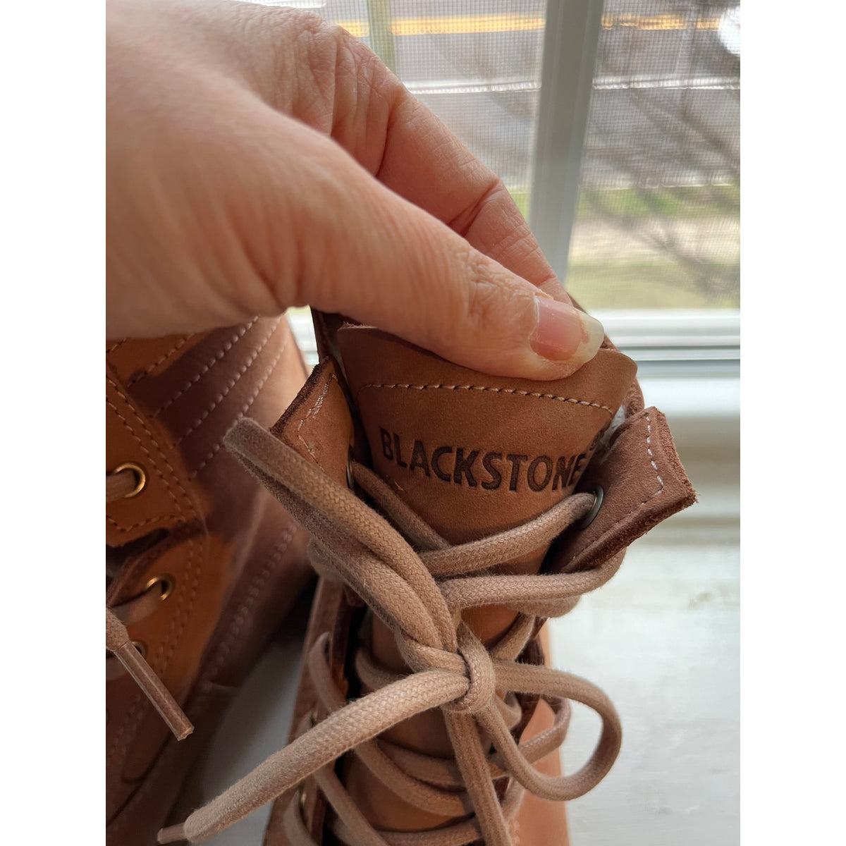 Blackstone TG42 Cafe Au Lait Leather Sherpa Lined Boots EU 37 US 7 Winter Work
