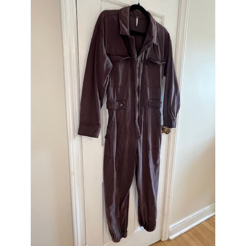 Young Fabulous & Broke Utility Aviator Jumpsuit | Dark Chocolate Brown - Medium