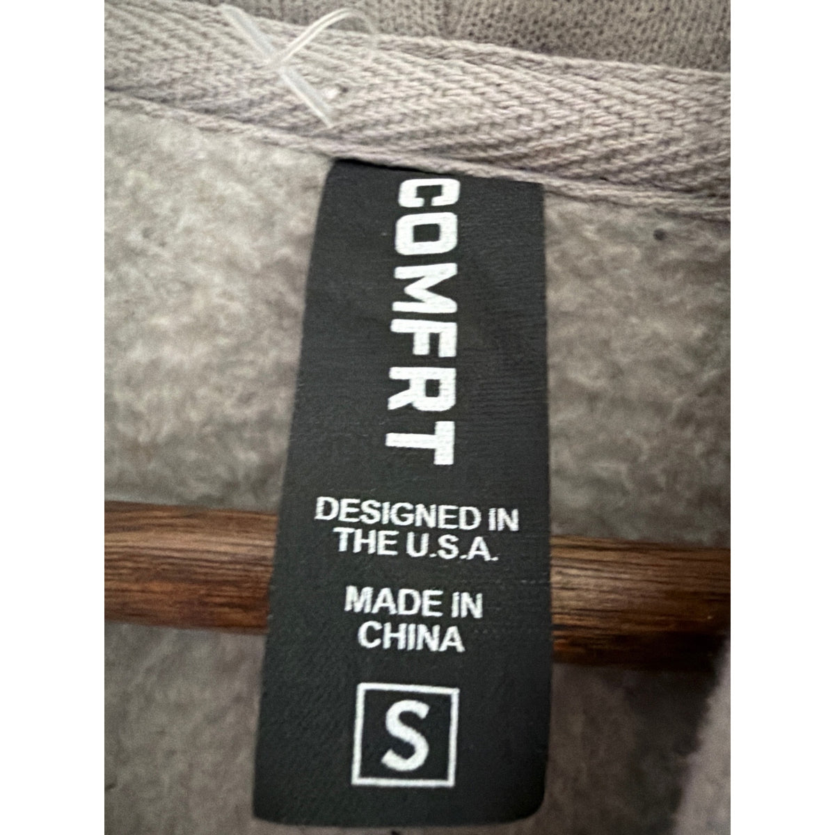 COMFRT Heavyweight Oversized Graphic Pullover Hoodie - Small 