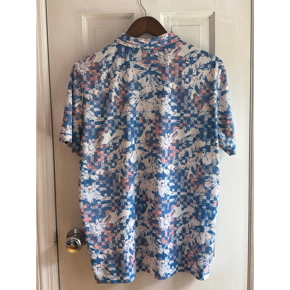 PUMA Golf Men's Tech Pique Botanical Short Sleeve Polo Shirt - Medium 