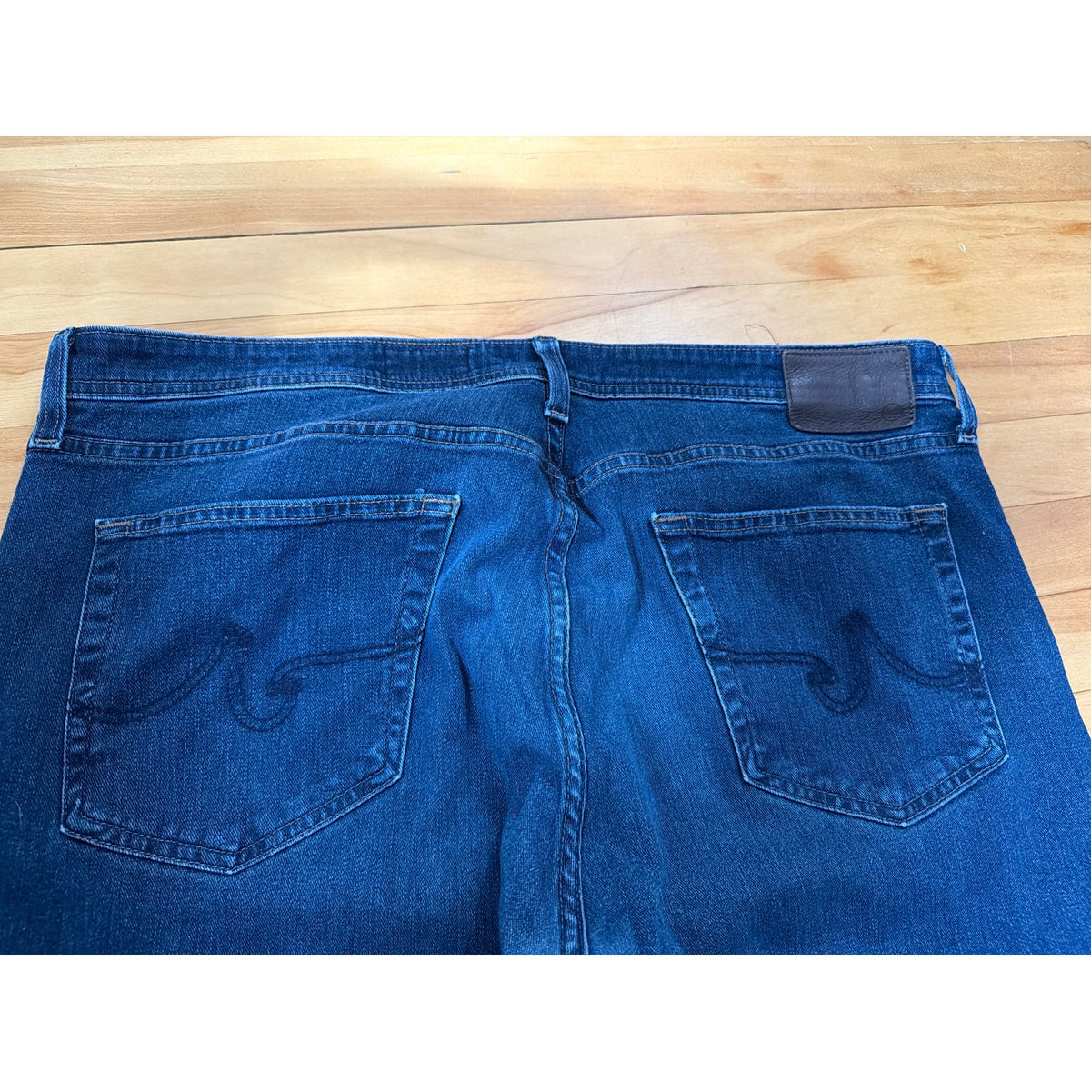 Adriano Goldschmied Everett 40x32 Slim Straight Dark Wash Jeans