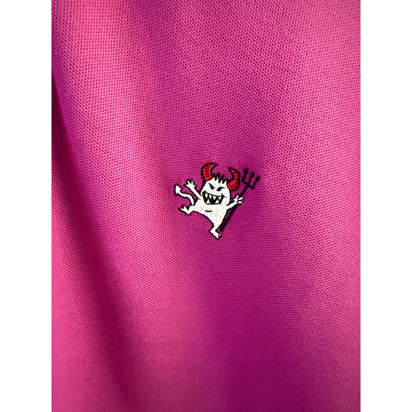 Robert Graham Men's "Devil" Embroidered Logo Short Sleeve Polo Shirt