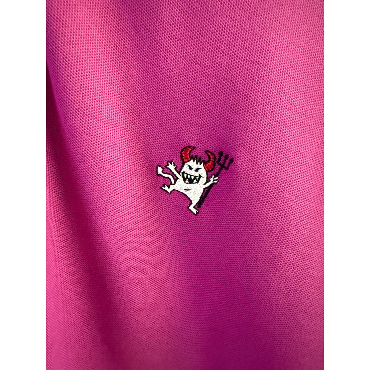 Robert Graham Men's "Devil" Embroidered Logo Short Sleeve Polo Shirt