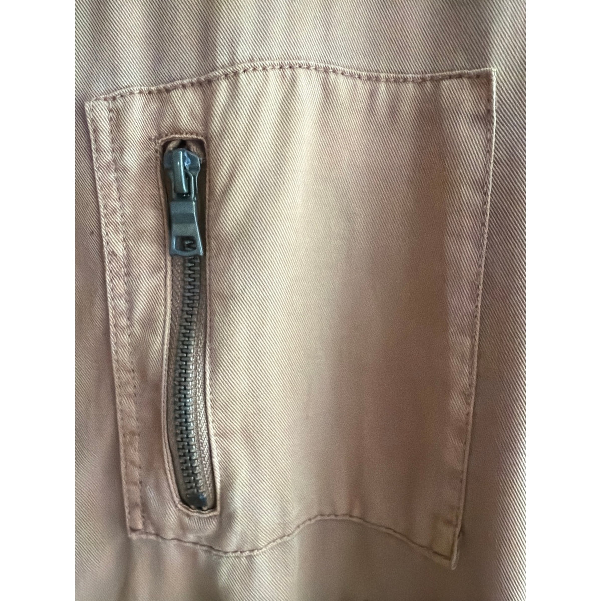 Young Fabulous & Broke YFB Yellow Utility Zipper Jacket Medium EUC