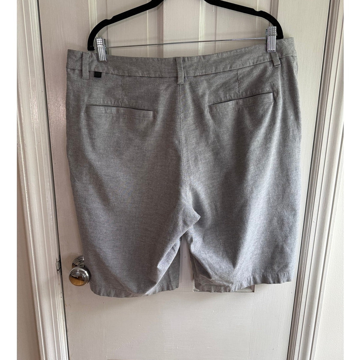 Lululemon Commission Short 9" Warpstreme Grey Heather Size 36 EUC