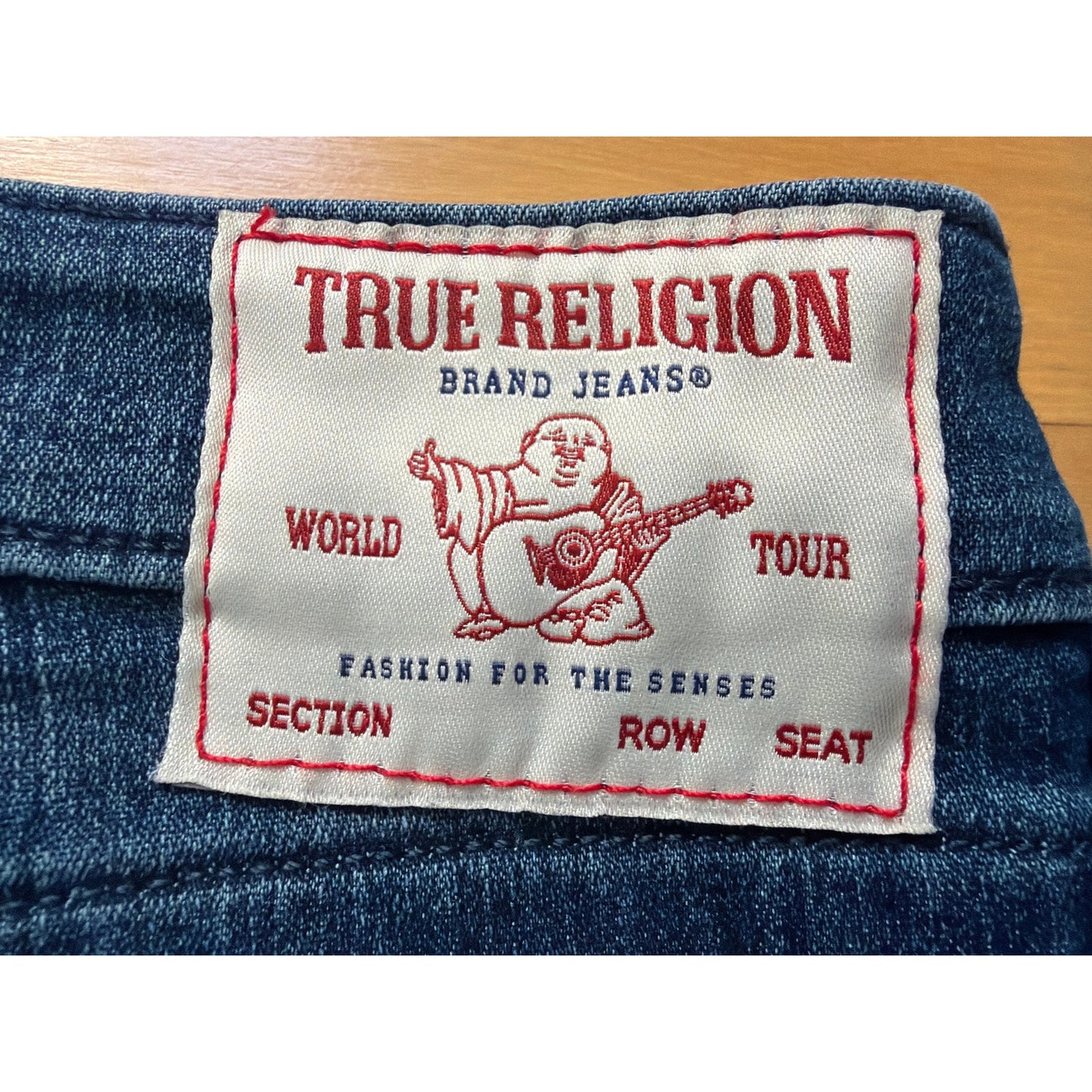 True Religion Size 25 Jennie Mid Rise Super Skinny Dark Wash Cuffed Jeans