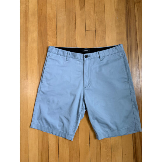 Theory Men's Zaine Shorts Light Blue Size 32 EUC Slim Fit