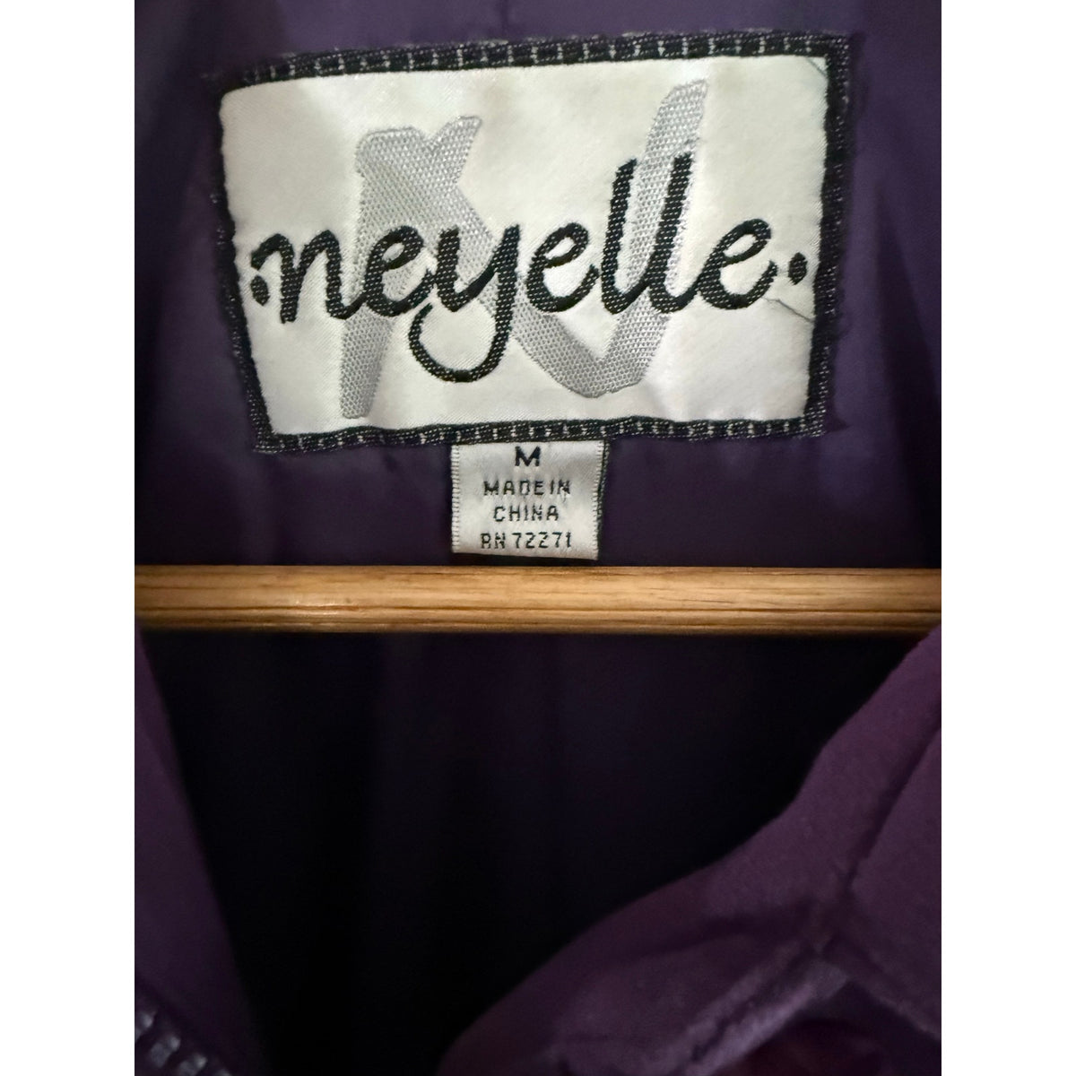 Vintage Neyelle Purple Parka Coat Womens Medium Thermolite Insulated Jacket Y2K