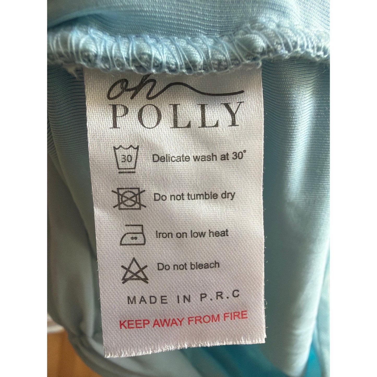 Oh Polly Light Blue Ruched Scrunch Bodycon Dress 8