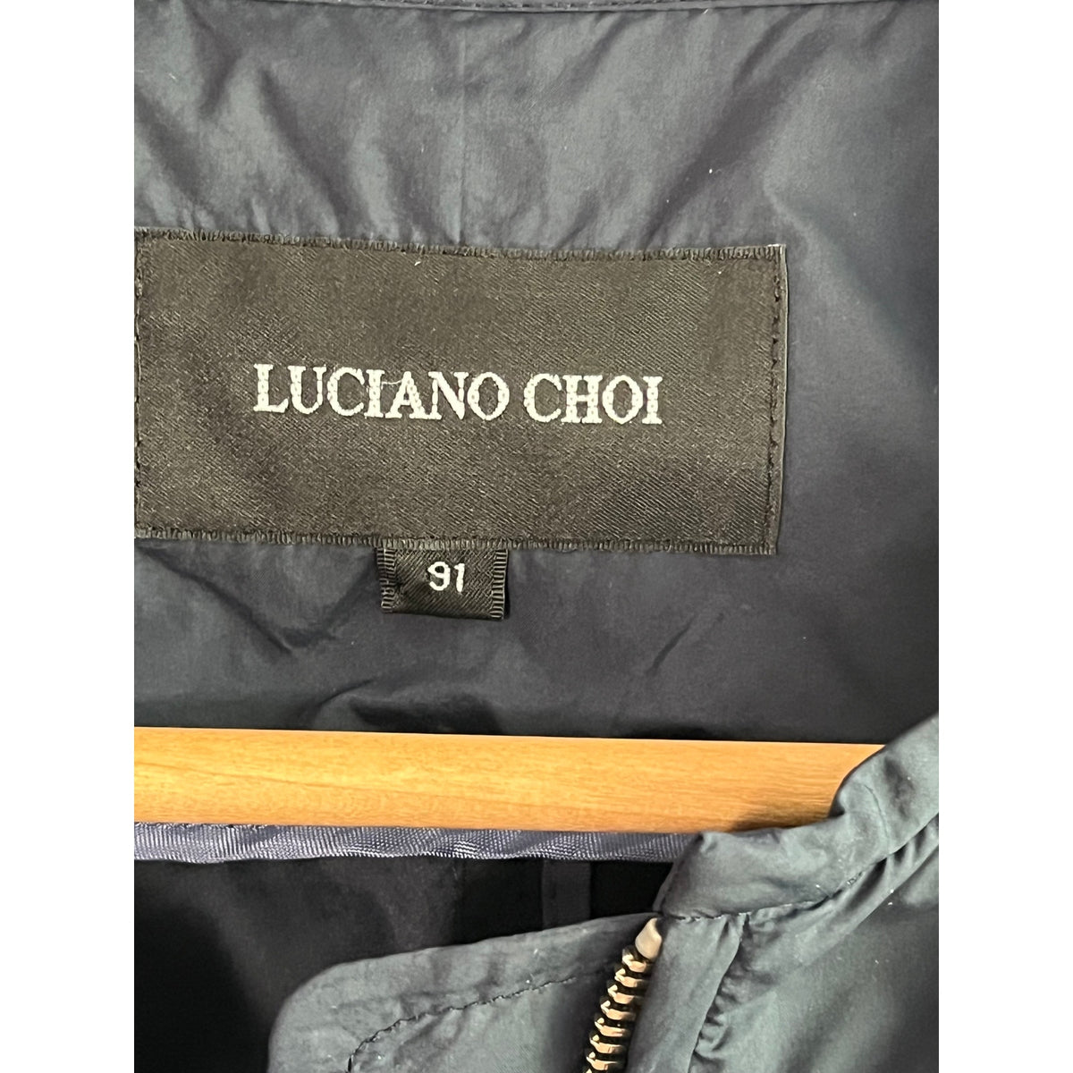 Luciano Choi Luxury Tech Parka / Lightweight Trench - US L - 💎 Rhinestone Zip
