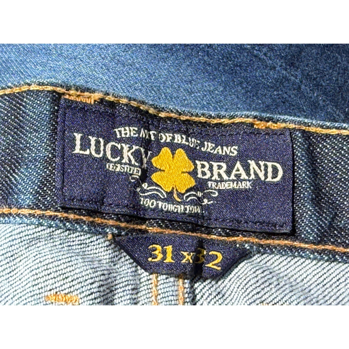 Lucky Brand High Rise Bridgette Crop Flare Jeans Size 12 / 31 Medium Wash Raw Hem