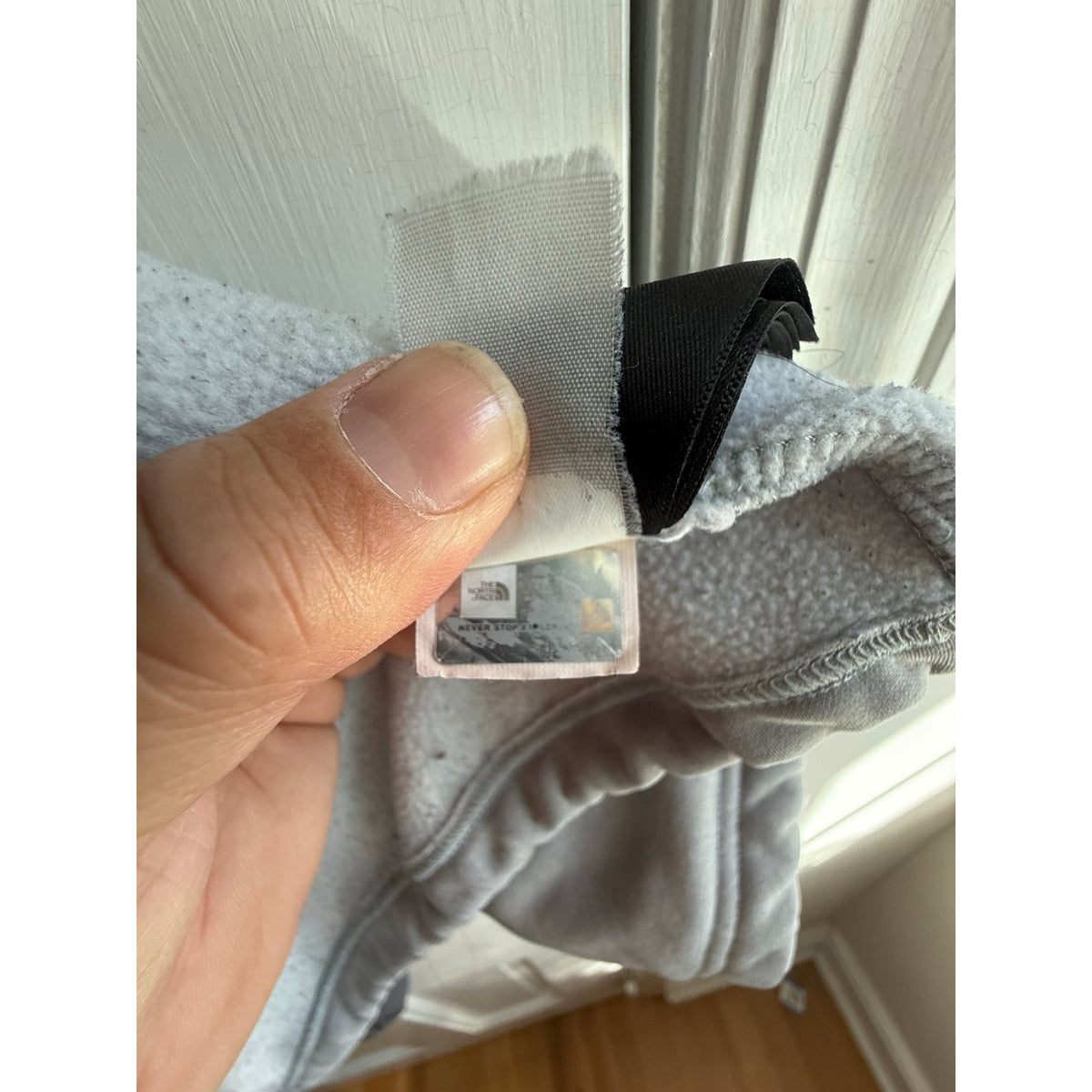 The North Face Men's Full Zip Fleece Jacket Heathered Grey Size Large Gorpcore