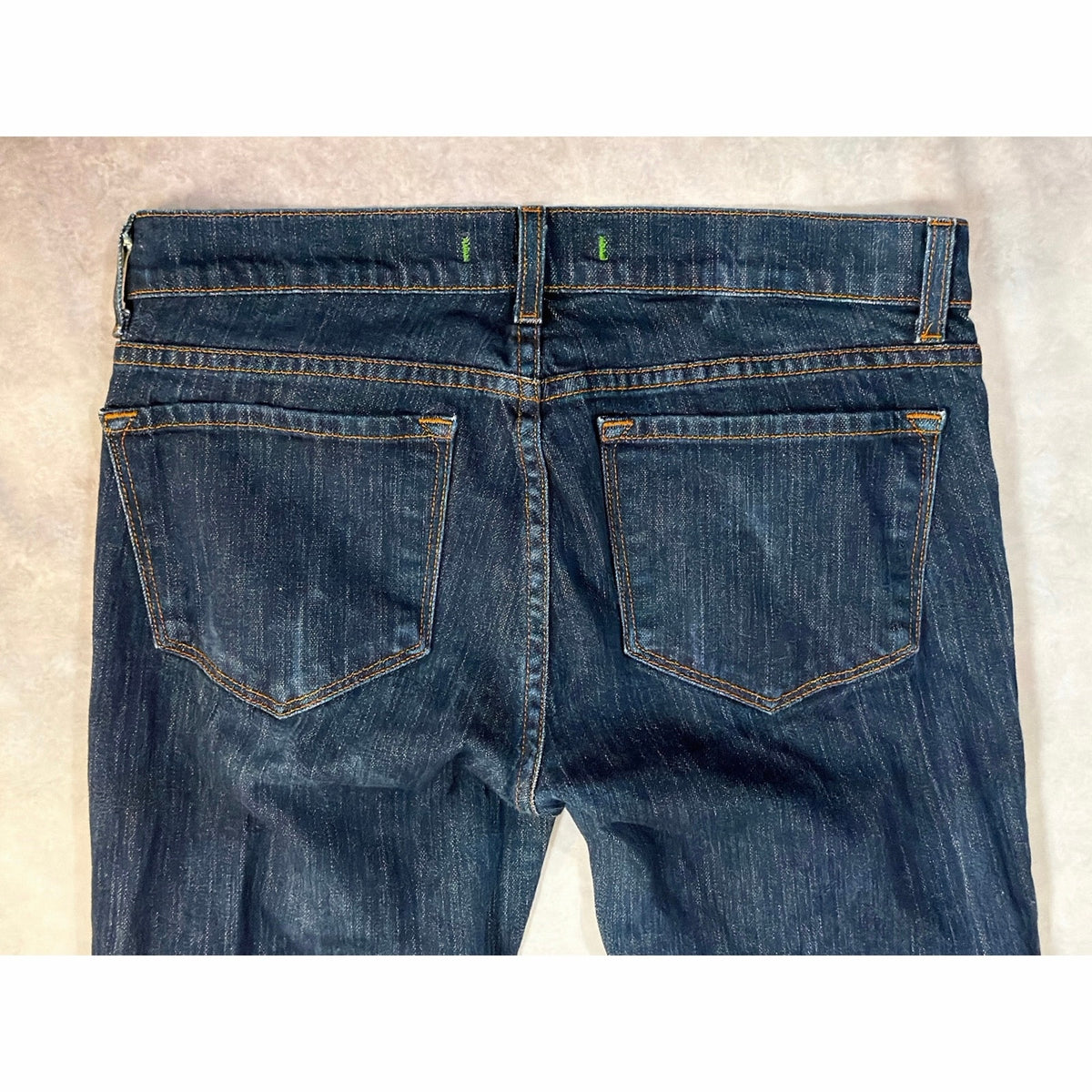 J Brand Low Rise Straight Leg Jeans Dark Wash Blue Size 28