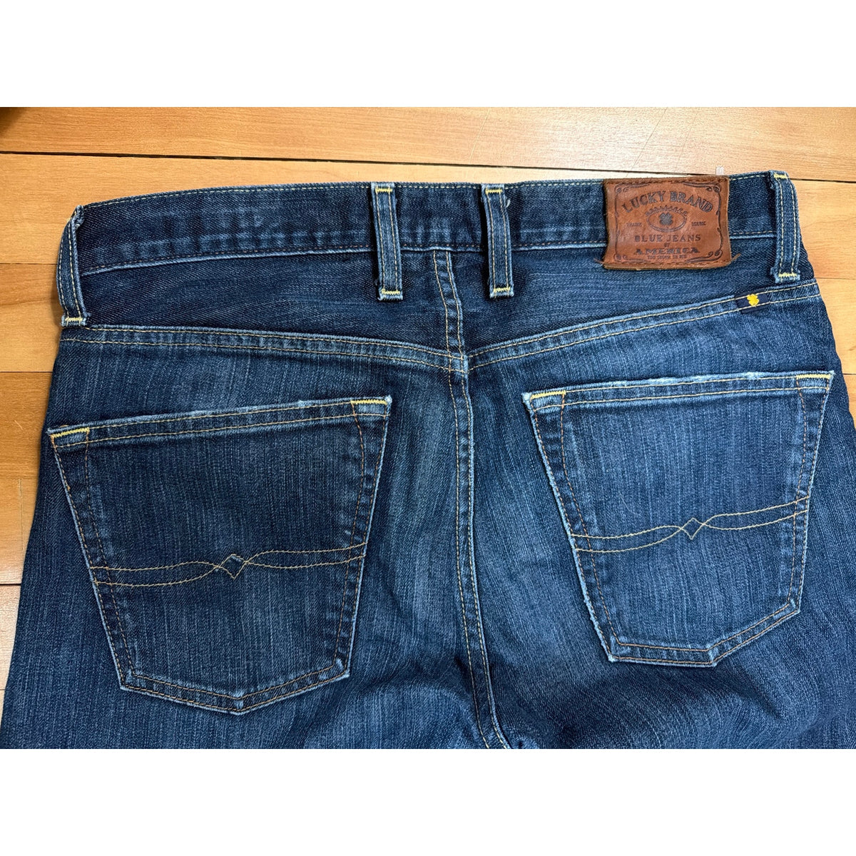 Lucky Brand Ginger Boot Jeans Women's Plus Size 18W Dark Wash EUC