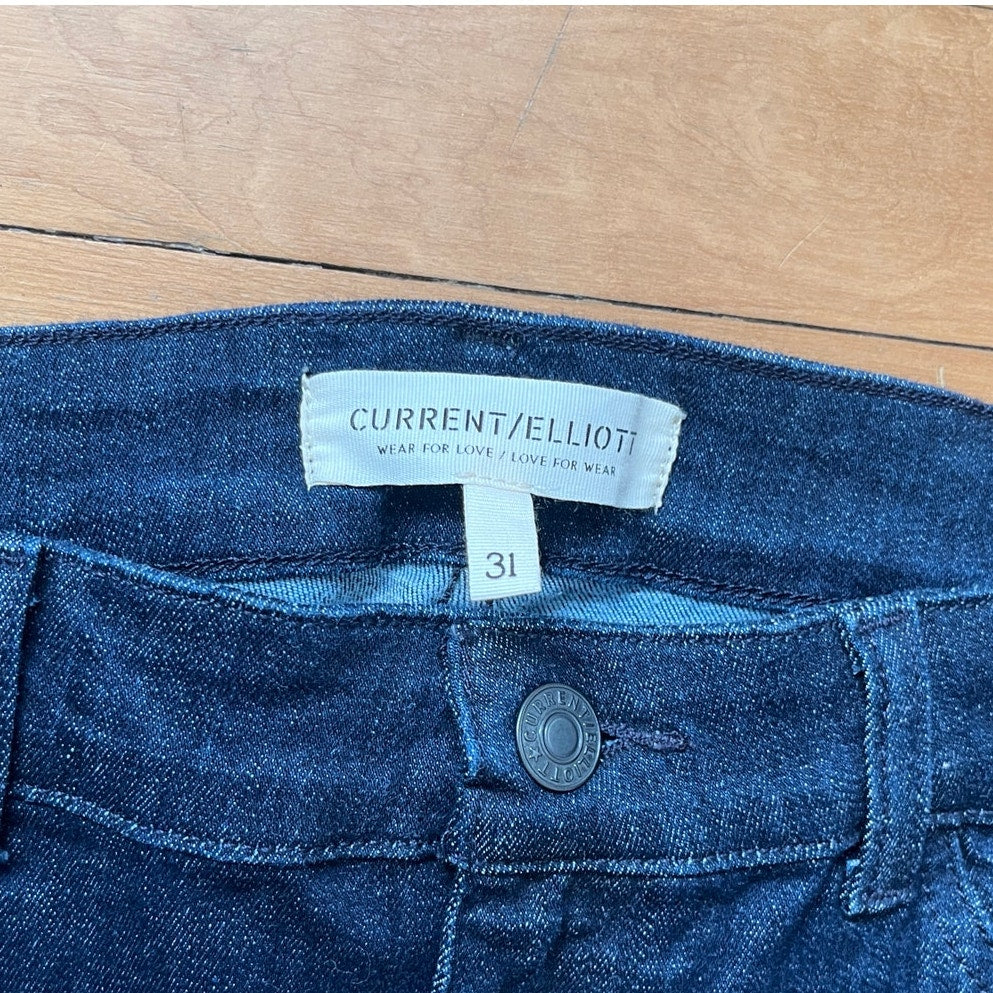 Current/Elliott The Borderline Mid Rise Super Skinny Jeans Size 31 NWT