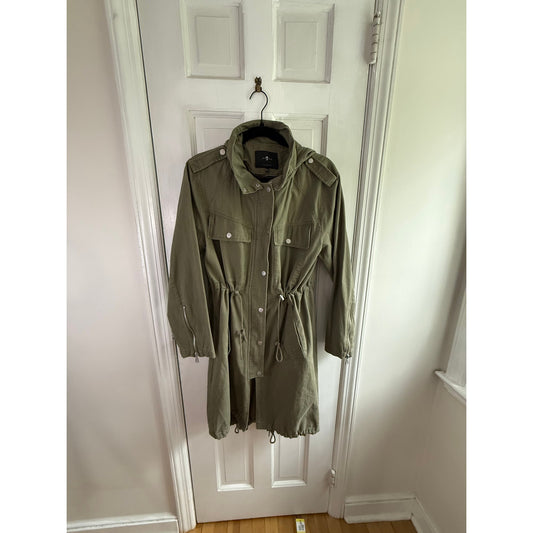 7 For All Mankind Green Utility Jacket | 100% Cotton | Size M | EUC
