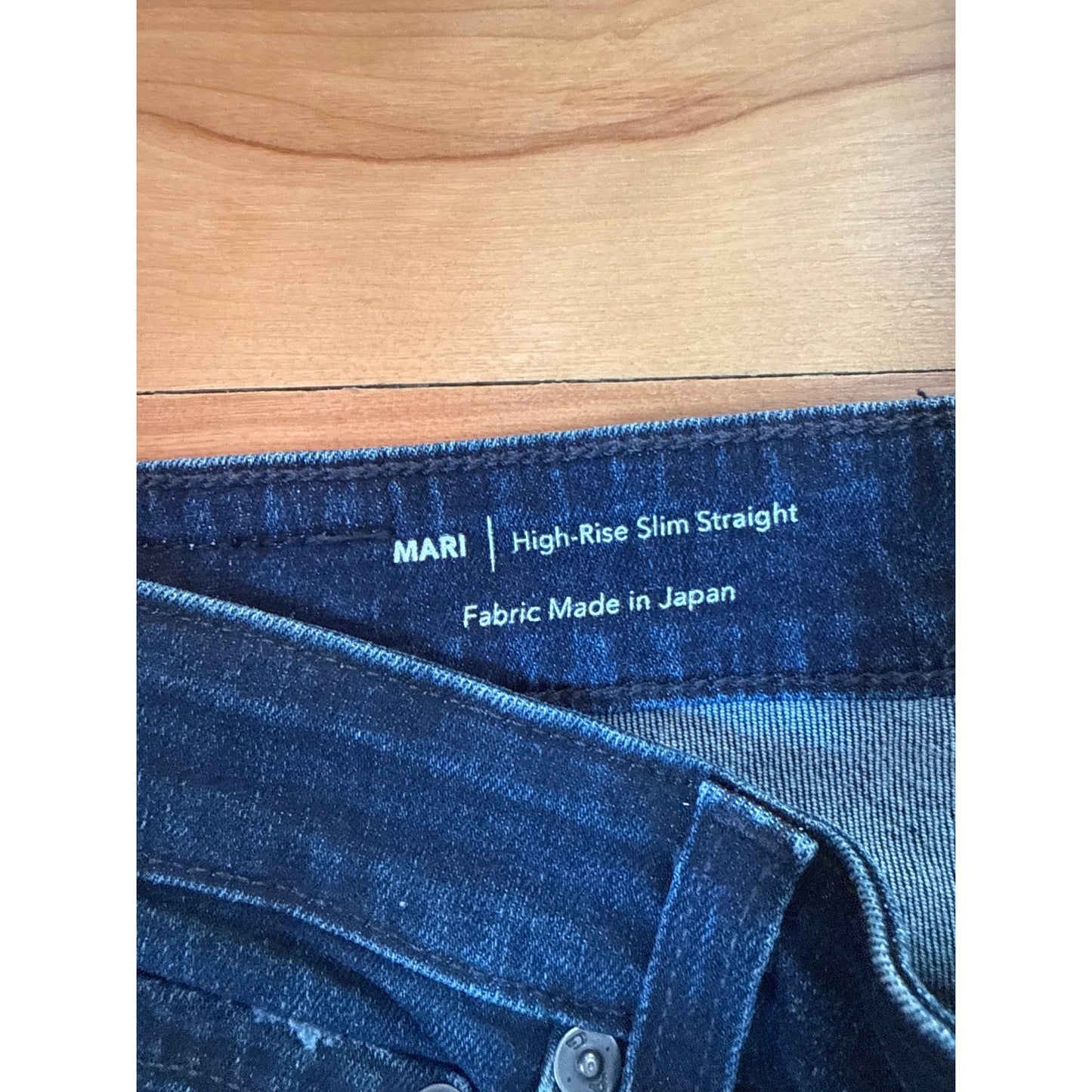 AG Adriano Goldschmied Mari Jeans Size 27R Dark Wash Japanese AG-ED Denim EUC