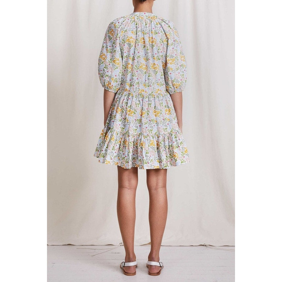 Apiece Apart Mini Mitte Dress - Size Small - Organic Cotton Floral 🌸