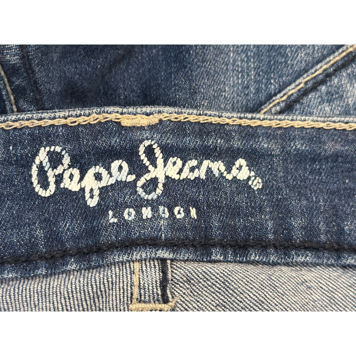 Pepe Jeans London Jakes Low Rise Slim Straight Jeans Size 30