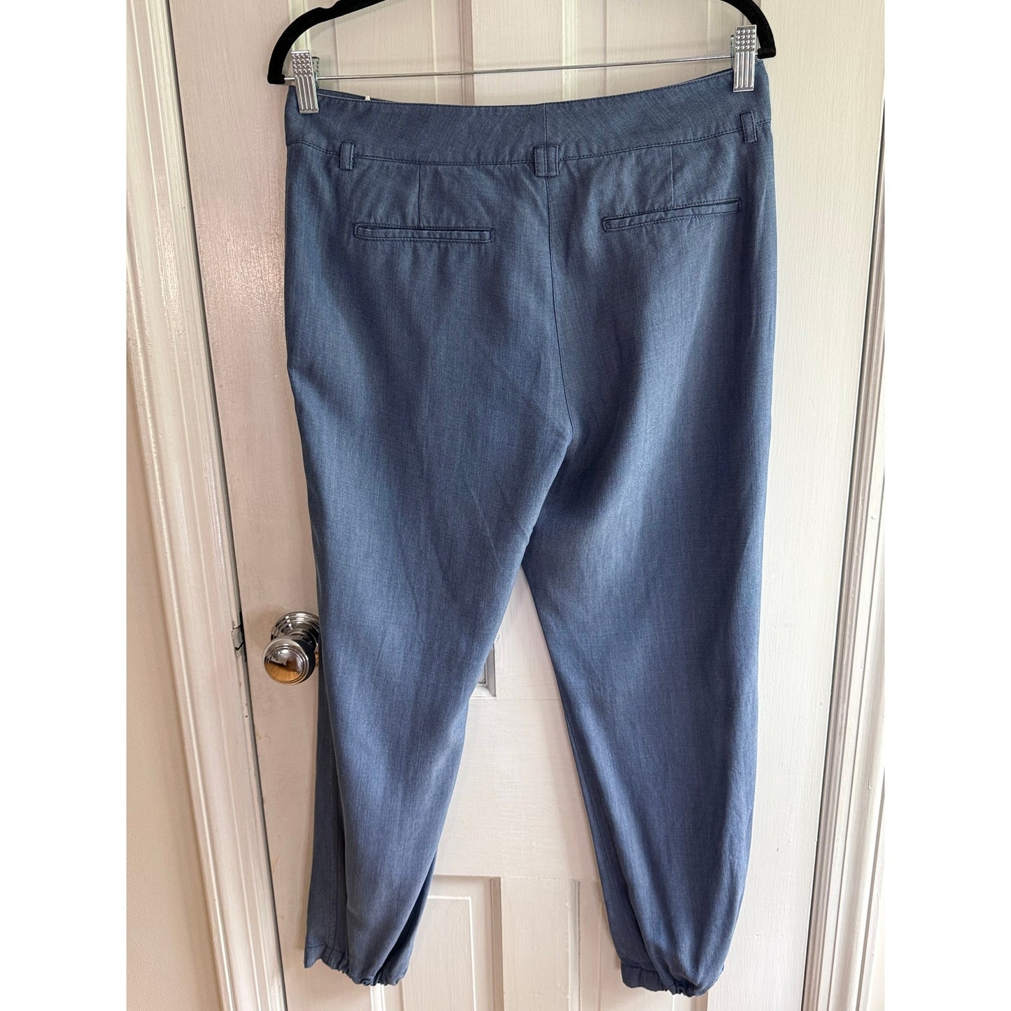 Vince 100% Lyocell Tapered Ankle Joggers - Blue Grey - Size 4 - EUC