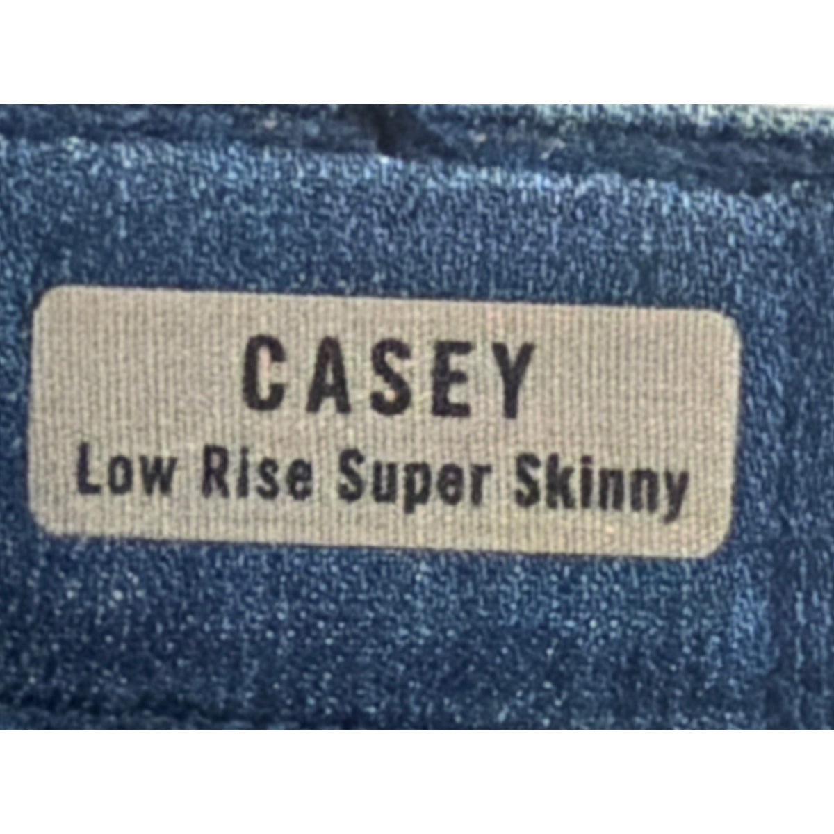 True Religion Size 30 Casey Low Rise Super Skinny Blue Jeans