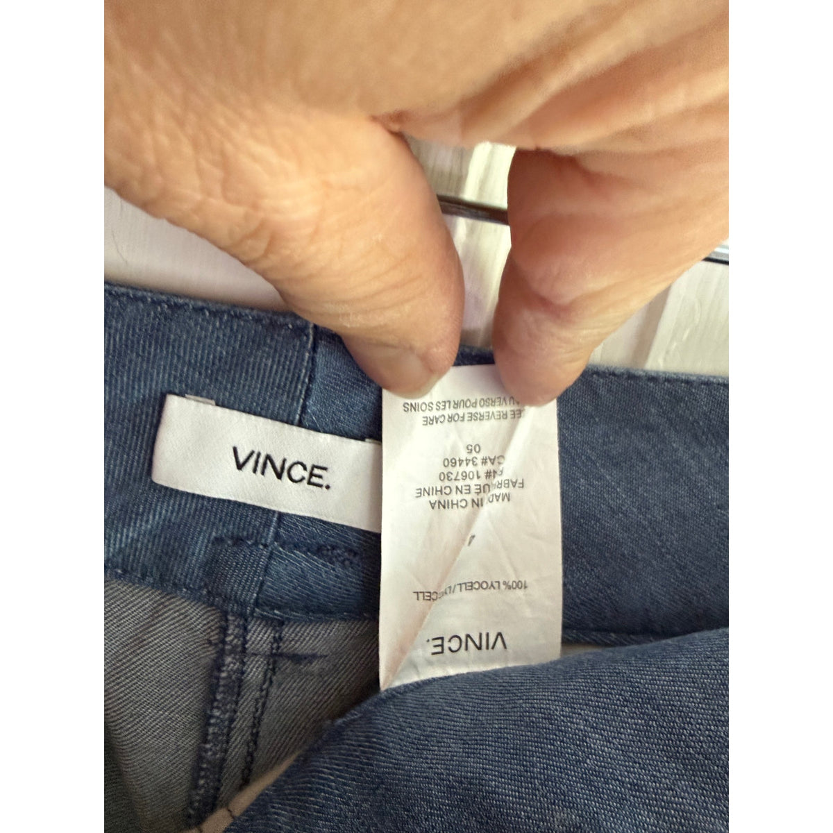 Vince 100% Lyocell Tapered Ankle Joggers - Blue Grey - Size 4 - EUC