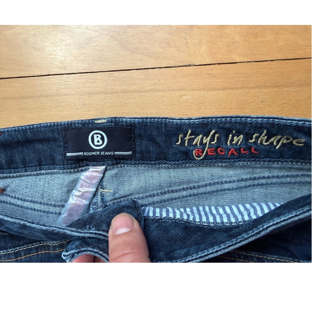 Bogner Jeans Premium Dark Wash Denim Skirt - Size 36 EU
