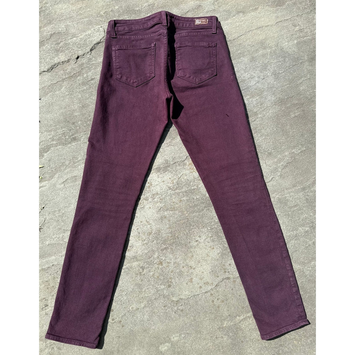 Vintage 90s Paige Purple Skinny Jeans Size 27 EUC High Quality Denim