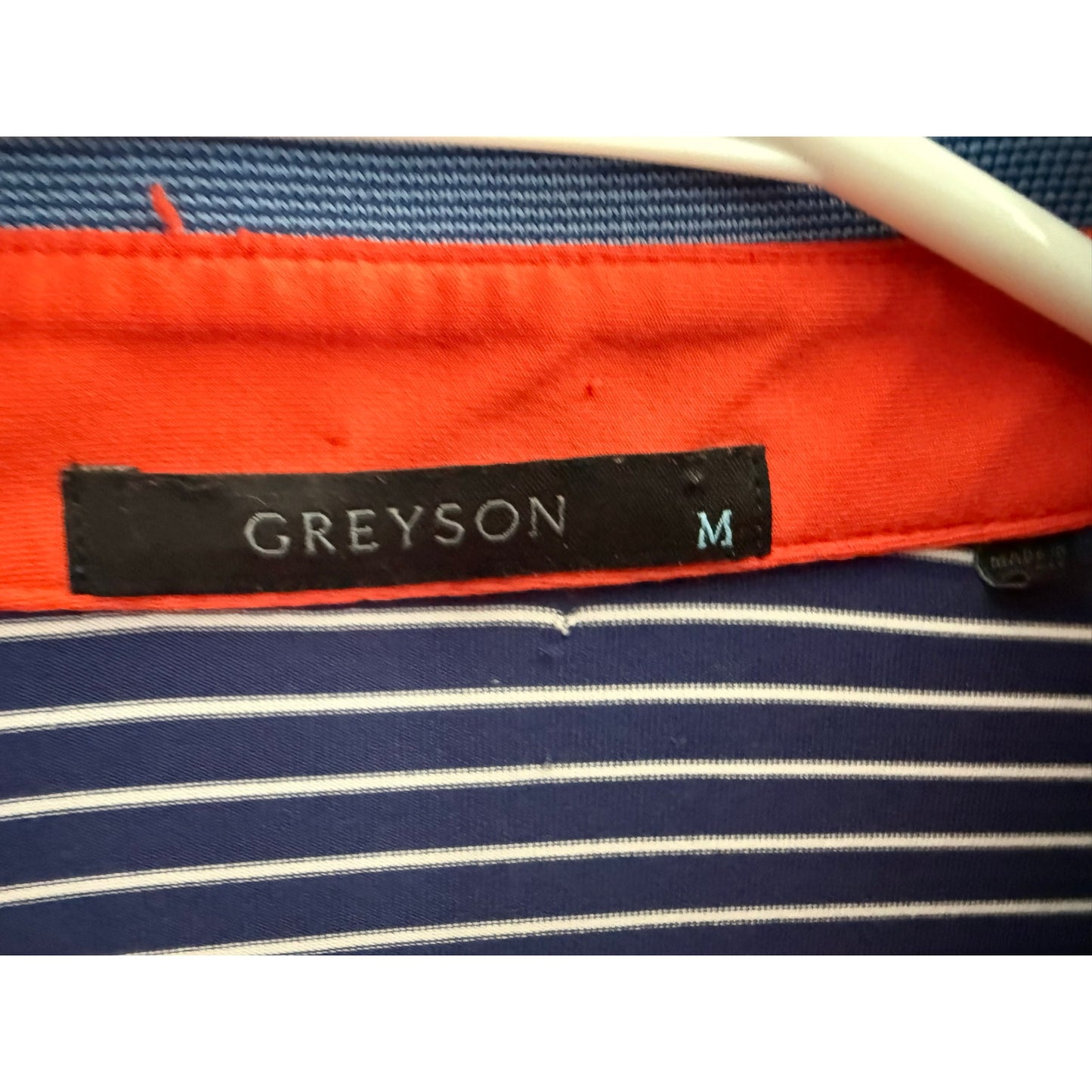 Greyson Clothiers Men’s Size Medium Arcola Performance Golf Polo EUC