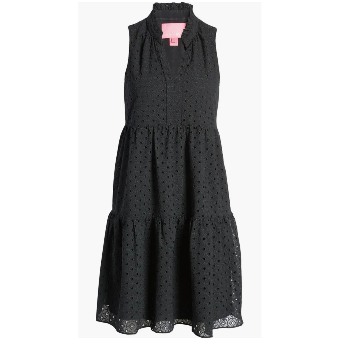 Lilly Pulitzer Novella Black Eyelet dress - X-Small