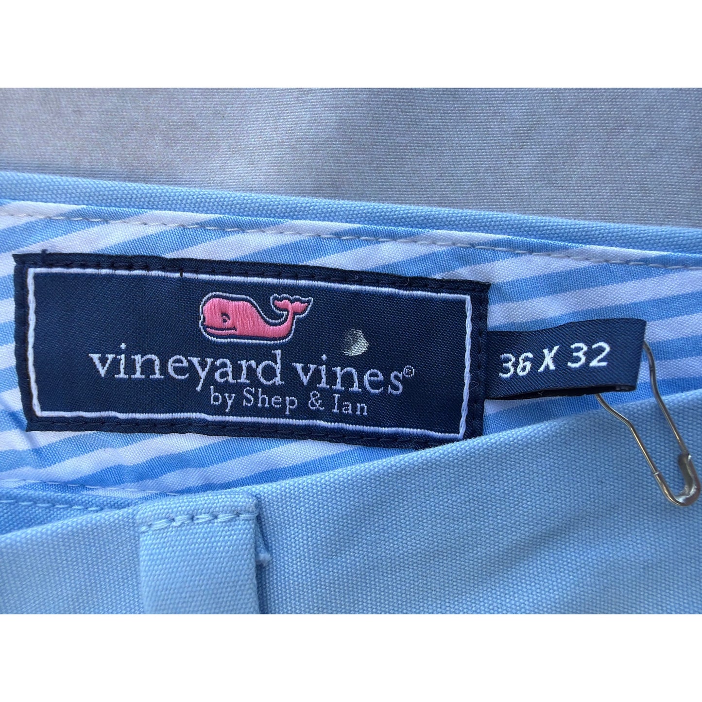 NWT Vineyard Vines Men’s 36x32 Club Pants Chino Trousers Baby Blue