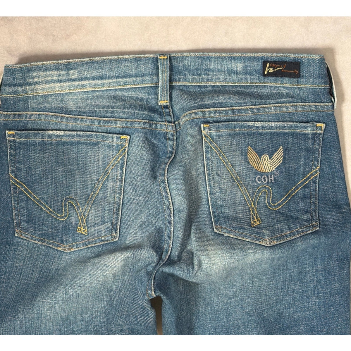 Vintage Citizens of Humanity MADE IN USA Mens Straight Leg Jeans Size 36 EUC