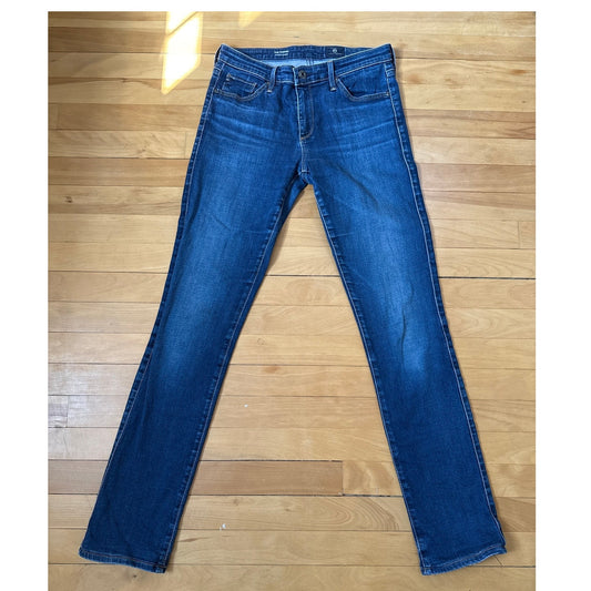 AG JEANS "The Harper" Essential Straight Size 27 Mid Rise Straight Dark Wash