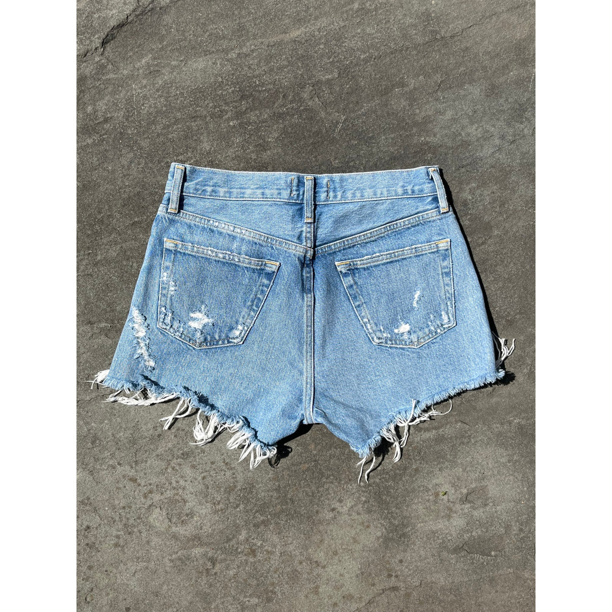 🌊 Agolde Parker Vintage Cut-Off Denim Shorts 24 🌊