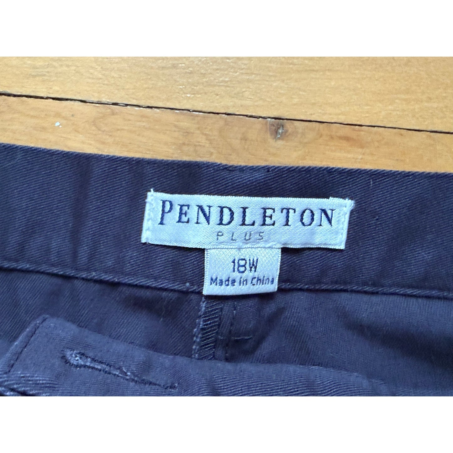 Pendleton Classic Chino Pants - Navy Blue - Size 18W - NWT