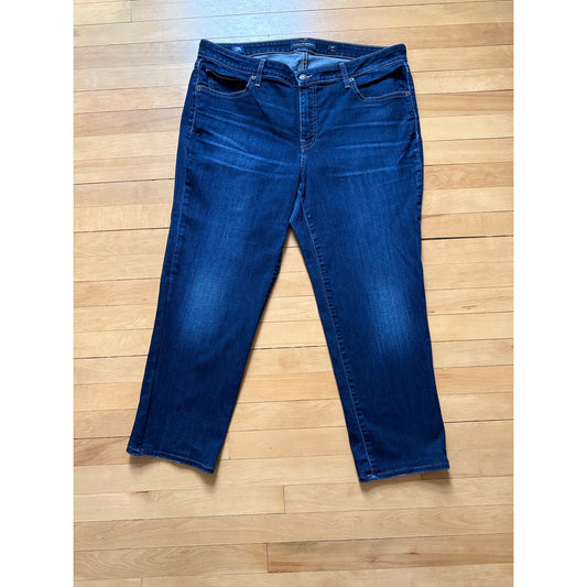 Lucky Brand Ginger Boot Jeans Women's Plus Size 18W Dark Wash EUC